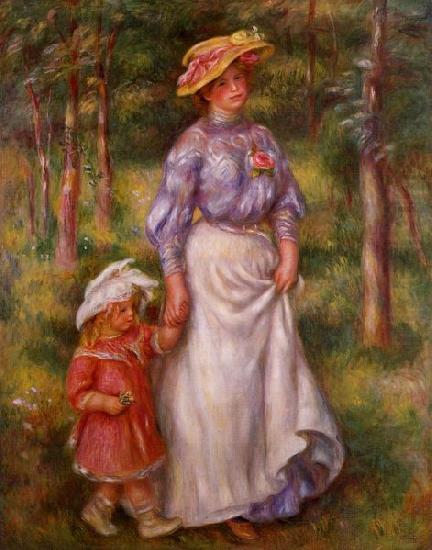 La promenade, Pierre Auguste Renoir